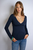 V-neck T-shirt - Unmatched Supply-SUBDUED