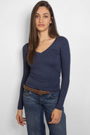 V-neck T-shirt - Unmatched Supply-SUBDUED