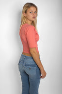 V-neck T-shirt - Unmatched Supply-SUBDUED