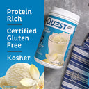 Vanilla Milkshake Protein Powder - Unmatched Supply-Quest Protein Bars