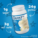 Vanilla Milkshake Protein Powder - Unmatched Supply-Quest Protein Bars
