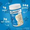 Vanilla Milkshake Protein Powder - Unmatched Supply-Quest Protein Bars