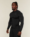 Vengeance Full Zip Jacket body fit Black - Unmatched Supply-GYMSHARK