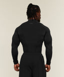 Vengeance Full Zip Jacket body fit Black - Unmatched Supply-GYMSHARK
