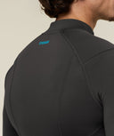 Vengeance Full Zip Jacket body fit Onyx Grey/Brand Blue - Unmatched Supply-GYMSHARK