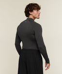 Vengeance Full Zip Jacket body fit Onyx Grey/Brand Blue - Unmatched Supply-GYMSHARK