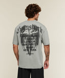 Vengeance Graphic T-Shirt oversized fit Smokey Grey/Wash - Unmatched Supply-GYMSHARK