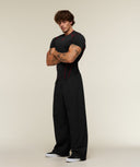 Vengeance T-Shirt muscle fit Black/Carmine Red - Unmatched Supply-GYMSHARK
