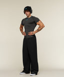Vengeance T-Shirt muscle fit Onyx Grey/Brand Blue - Unmatched Supply-GYMSHARK