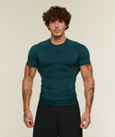 Vengeance T-Shirt muscle fit Tactical Teal/Black - Unmatched Supply-GYMSHARK