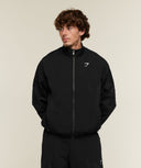 Vengeance Track Jacket oversized fit Black - Unmatched Supply-GYMSHARK