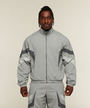 Vengeance Track Jacket oversized fit Smokey Grey/Light Grey/Dark Grey - Unmatched Supply-GYMSHARK