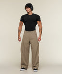 Vengeance Utility Pants oversized fit Lifestyle Brown - Unmatched Supply-GYMSHARK