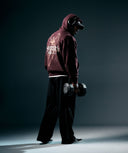 Vengeance Washed Graphic Hoodie oversized fit Cherry Purple/Wash - Unmatched Supply-GYMSHARK