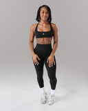 Verge Bra - Black - Unmatched Supply-Women's Seamless Strappy Bra