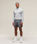 Vital 1/4 Zip slim fit Light Grey/Smokey Grey - Unmatched Supply-GYMSHARK
