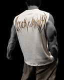 Waffle Knit Cut-off Tee [CREAME BRULEE] - Unmatched Supply-Breathedivinity