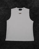 Waffle Knit Cut-off Tee [CREAME BRULEE] - Unmatched Supply-Breathedivinity