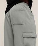 Washed Lifting Cargo Pants oversized fit Smokey Grey/Wash - Unmatched Supply-GYMSHARK