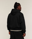 Washed Lifting Hoodie oversized fit Black/Wash - Unmatched Supply-GYMSHARK