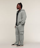 Washed Lifting Hoodie oversized fit Smokey Grey/Wash - Unmatched Supply-GYMSHARK