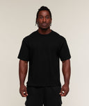 Washed Lifting T-Shirt oversized fit Black/Wash - Unmatched Supply-GYMSHARK