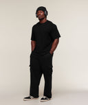 Washed Lifting T-Shirt oversized fit Black/Wash - Unmatched Supply-GYMSHARK