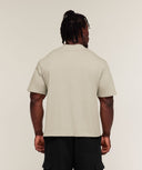 Washed Lifting T-Shirt oversized fit Chalk Beige/Wash - Unmatched Supply-GYMSHARK