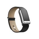 Whoop 5.0 Leatherluxe Straight Black/Cream with Titanium Band (Strap Only) - Unmatched Kicks - whoop