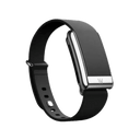 Whoop 5.0 Leatherluxe Tapered Black with Titanium Band (Strap Only) - Unmatched Kicks - whoop