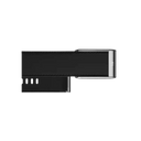 Whoop 5.0 Leatherluxe Tapered Black with Titanium Band (Strap Only) - Unmatched Kicks - whoop