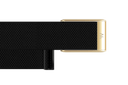 Whoop 5.0 Superknit Luxe Obsidian with Gold Band (12 Month Peak Subscription Included) - Unmatched Kicks - whoop