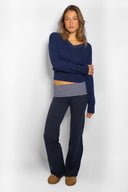 Wide-leg pants - Unmatched Supply-SUBDUED