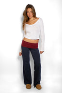 Wide-leg pants - Unmatched Supply-SUBDUED