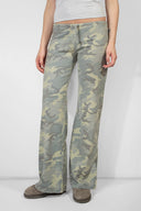 Wide-leg pants - Unmatched Supply-SUBDUED