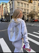 Wings sequin hoodie - Unmatched Supply-SUBDUED