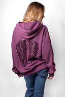 Wings sequin hoodie - Unmatched Supply-SUBDUED