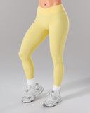 Wrap Mid Rise Legging - Canary - Unmatched Supply-Women's Tenacity Wrap Legging