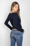 Wrap sweater - Unmatched Supply-SUBDUED