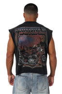 YOUNG LA 3015 - Vintage Biker Tanks Black Wash - Unmatched Kicks - YOUNG LA